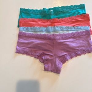 4 Pairs HANKY PANKY Boyfriend Large panties